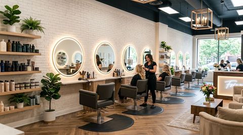 Illustration of Fringe Salon & Spa, beauty salon in Parkersburg, WV